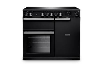 Rangemaster PR100EIPCBL-CM1 100cm Professional Induction Charcoal Black Range Cooker