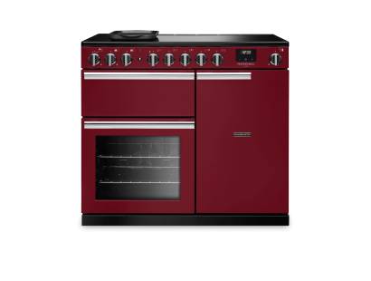 Rangemaster PRDL100EIPBOR-CM1 100cm Professional Deluxe Induction Bordeaux Range Cooker