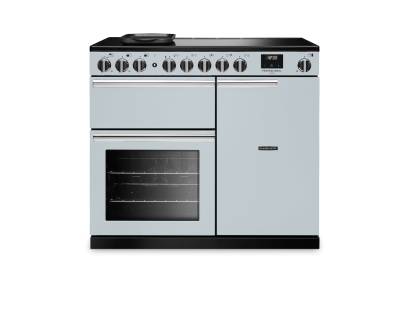Rangemaster PRDL100EIPMSB-CM1 100cm Professional Deluxe Induction Misty Blue Range Cooker
