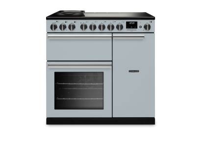 Rangemaster PRDL90EIPMSB-CM1 90cm Professional Deluxe Induction Misty Blue Range Cooker