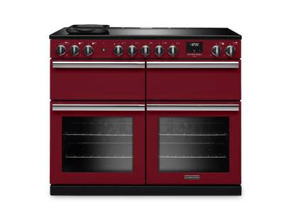 Rangemaster PRDLB110EIPBOR-CM1 110cm Professional Deluxe Induction Bordeaux Range Cooker with Slow Cooker