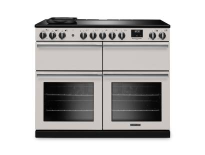 Rangemaster PRDLB110EIPIVY-CM1 110cm Professional Deluxe Induction Ivory Range Cooker with Slow Cooker