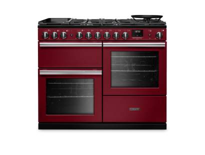 Rangemaster PRDLO110DFPBOR-CM1 110cm Professional Deluxe Dual Fuel Bordeaux Range Cooker