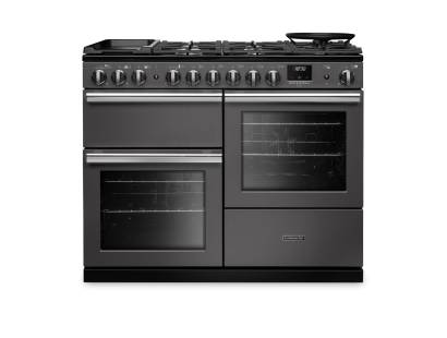 Rangemaster PRDLO110DFPSLT-CM1 110cm Professional Deluxe Dual Fuel Slate Range Cooker