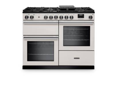 Rangemaster PRO110DFPIVY-CM1 110cm Professional Dual Fuel Ivory Range Cooker