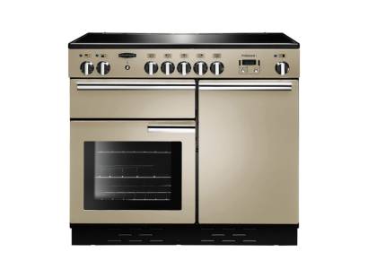 Rangemaster PROP100ECCRC - 100cm Professional + Electric Ceramic Cream Chrome Range Cooker 112370