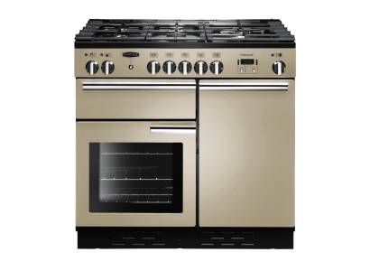 Rangemaster PROP100NGFCRC - 100cm Professional + Natural Gas Cream Chrome Range Cooker 111790