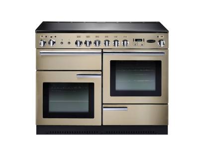 Rangemaster PROP110ECCRC - 110cm Professional + Electric Ceramic Cream Chrome Range Cooker 91870