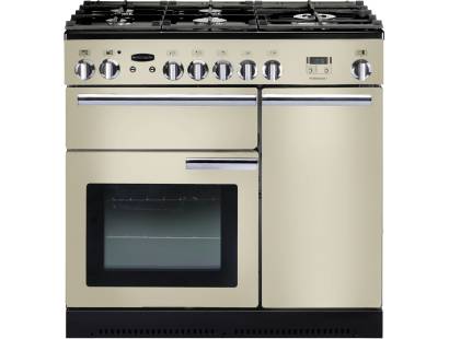 Rangemaster PROP90DFFCRC 90cm Professional Plus Dual Fuel Cream Chrome Range Cooker 91620.jpg
