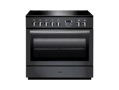 Rangemaster PROP90FXEISLC - 90cm Professional + FX Electric Induction Slate Chrome Range Cooker 124130