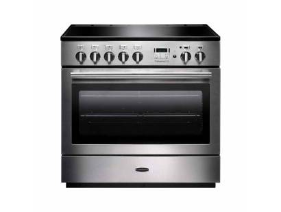 Rangemaster PROP90FXEISSC - 90cm Professional + FX Electric Induction Stainless Steel Chrome Range Cooker 96300