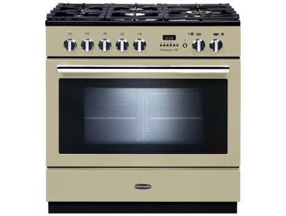 Rangemaster PROP90FXPDFFCRC - 90cm Professional + FXP Dual Fuel Cream Chrome Range Cooker 92740