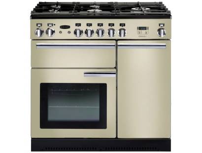 Rangemaster PROP90NGFCRC - 90cm Professional + Natural Gas Cream Chrome Range Cooker 91920