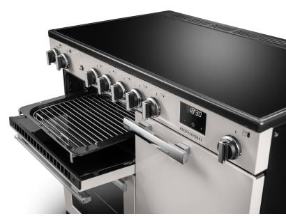 Rangemaster Professional 100 Flexi-Grill with four shelf positions and full or half-width grilling