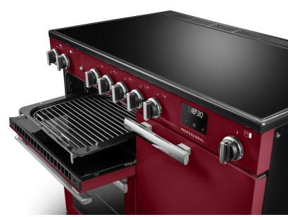 Rangemaster Professional 100 Flexi-Grill with four shelf positions and full or half-width grilling