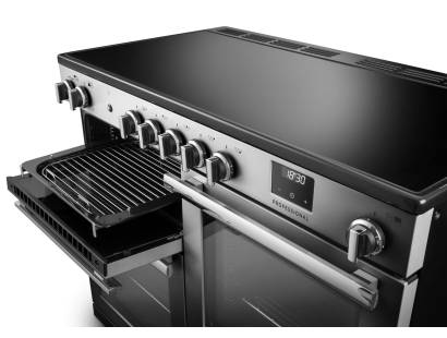 Rangemaster Professional 110 Flexi-Grill with four shelf positions and full or half-width grilling