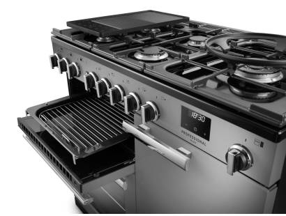Rangemaster Professional Deluxe 100 Flexi-Grill with telescopic runners and full or half-width grilling