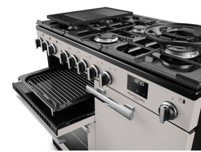 Rangemaster Professional Deluxe 100 Flexi-Grill with telescopic runners and full or half-width grilling