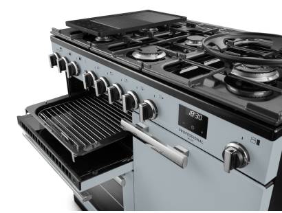 Rangemaster Professional Deluxe 100 Flexi-Grill with telescopic runners and full or half-width grilling