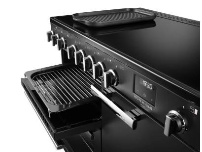 Rangemaster Professional Deluxe 100 Flexi-Grill with telescopic runners and full or half-width grilling