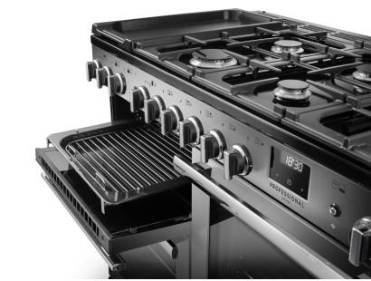 Rangemaster Professional Deluxe 110 Flexi-Grill with telescopic runners and full or half-width grilling