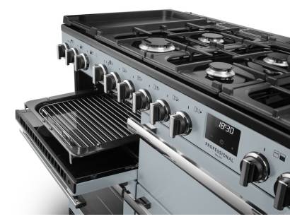 Rangemaster Professional Deluxe 110 Flexi-Grill with telescopic runners and full or half-width grilling