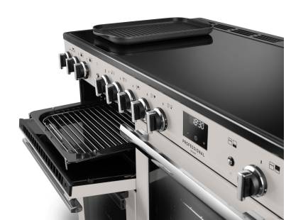 Rangemaster Professional Deluxe 110 Flexi-Grill with telescopic runners and full or half-width grilling