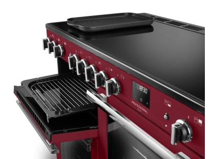 Rangemaster Professional Deluxe 110 Flexi-Grill with telescopic runners and full or half-width grilling
