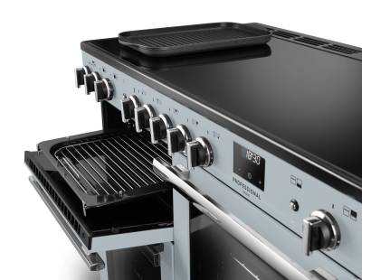 Rangemaster Professional Deluxe 110 Flexi-Grill with telescopic runners and full or half-width grilling