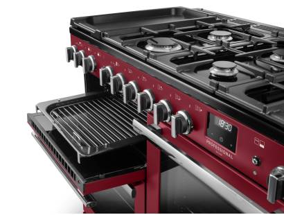 Rangemaster Professional Deluxe 110 Flexi-Grill with telescopic runners and full or half-width grilling