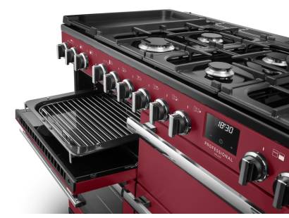 Rangemaster Professional Deluxe 110 Flexi-Grill with telescopic runners and full or half-width grilling