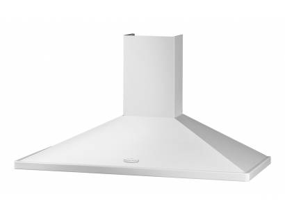 Rangemaster RMHDC110WC 110cm White Chrome Chimney Hood 89370