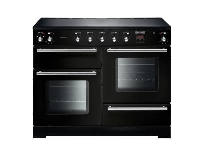 Rangemaster TOLP110EIGBC  - 110cm Toledo+ Electric Induction Gloss Black Chrome Range Cooker