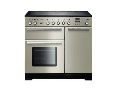 Rangemaster Toledo + TOLP90EIIVC - 90cm Electric Induction Ivory Chrome Range Cooker