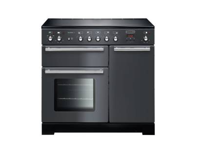 Rangemaster Toledo + TOLP90EISLC - 90cm Electric Induction Slate Chrome Range Cooker