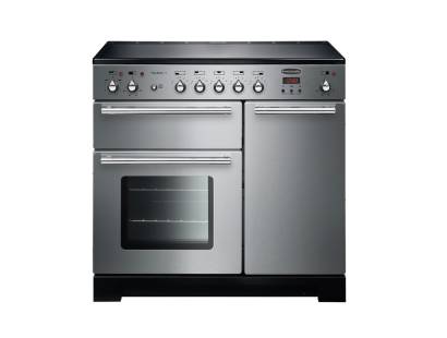 Rangemaster Toledo + TOLP90EISSC - 90cm Electric Induction Stainless Steel Chrome Range Cooker