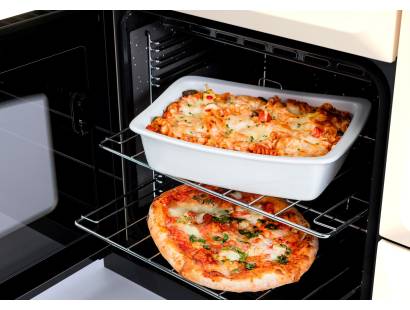 Rangemaster induction range cooker left hand main oven