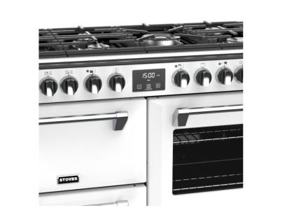 Richmond Deluxe S1000DF Dual Fuel Range Cooker Icy White