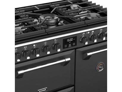 Richmond Deluxe S900DF Dual Fuel Range Cooker Anthracite Grey