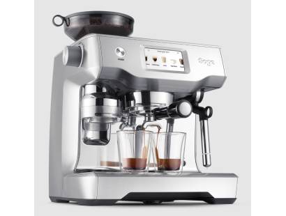 Sage Oracle Touch touch screen interface showing coffee customisation options