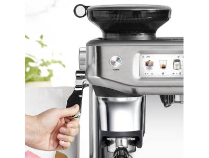 Sage touchscreen espresso machine with cold brew