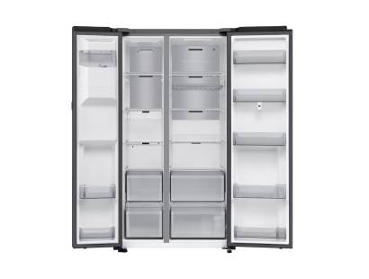 Samsung Bespoke AI side by side fridge freezer with Bixby