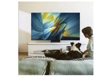 Samsung QE83S95FAEXXU with vivid 4K HDR OLED display in action