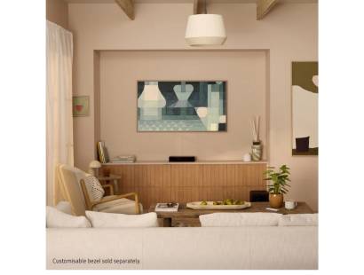 Samsung The Frame TV with One Connect Box and near-invisible cable