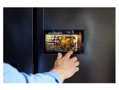 Samsung black American fridge freezer 621 litre capacity