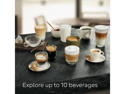 Selection of drinks that can be made with the Siemens TP515GB1 bean to cup machine