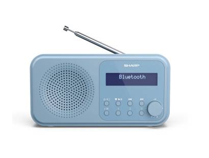 Sharp DR-P420BK DAB Radio in blue
