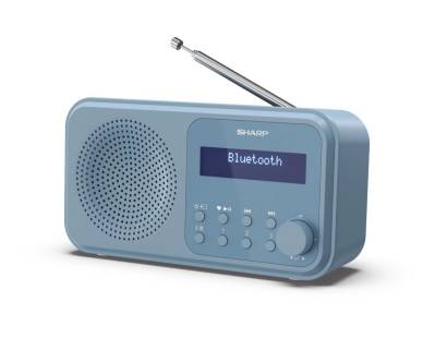 Sharp blue DAB Radio