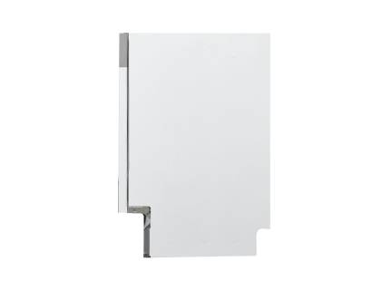 Side profile showing built-in installation depth