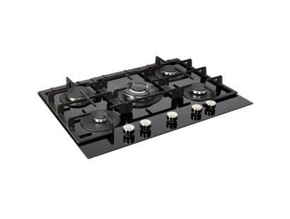 Side view of NordMende HGX703BGL 70cm gas hob 